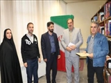 بازدید شهردار فشافویه از کتابخانه شهید مطهری شهرستان ری