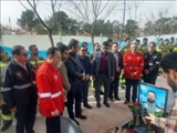 گرامیداشت هفتمین سالگرد شهدای آتش‌نشان ساختمان پلاسکو برگزار شد