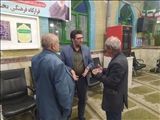 به مناسبت دهه مبارک‌فجر‌ میزخدمت درمسجداعظم قلعه نو برگزار شد