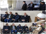 پیام مدیریت مصرف دردیدار صمیمی مدیران آبفا با امام جمعه باقرشهر