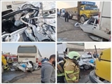 حضور به موقع آتش نشانی باقرشهر جان 3 سرنشین خودرو را نجات داد