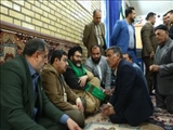 برپایی میزخدمت و دیدار مردمی فرماندار ویژه شهرستان ری در مصلی نمازجمعه شهر حسن آباد
