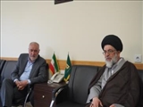 دیدار استاندار تهران و هیأت همراه با امام جمعه شهرری