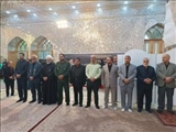 برگزاری مراسم تعزیت و ترحیم شهدای خدمت در حرم حضرت عبدالعظیم حسنی «ع»