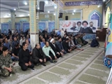 مراسم گرامیداشت شهدای خدمت در مسجد اعظم بخش قلعه نو برگزار شد