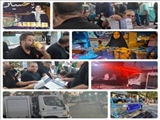 خدمات رسانی آبفای منطقه شش برای آبرسانی به عزاداران حسینی