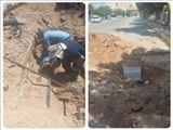 اجرای عملیات توسعه آبرسانی در روستای گلحصار