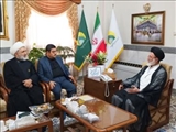 نشست فرماندار ویژه شهرستان ری با تولیت آستان مطهر حضرت عبدالعظیم «ع»