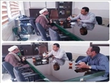 بازدید امام جمعه قیامدشت ازاداره آبفای قیامدشت