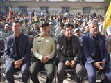 تجمع بیش از ۱۰۰۰ نفر از دانش آموزان مدارس شهرستان ری در گرامیداشت شهدای محور مقاومت