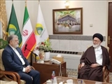 استاندار تهران با تولیت آستان مطهر حضرت عبدالعظیم حسنی «ع» دیدار کرد