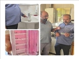 کنترل کیفیت مشترک آبفای بخش خاوران با عوامل شبکه بهداشت و درمان