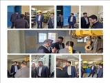 بازدید مهندس اکبریان مدیرعامل آبفای منطقه شش از تأسیسات آبفای بخش حسن‌آباد