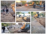آغاز عملیات حفاری و گودبرداری مخزن اضطراری کیانشهر