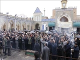مراسم تشییع پیکر مادر والامقام شهید حاج کاظم نجفی رستگار در قبله تهران برگزار شد