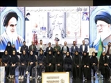 آئین تجلیل از دختران برگزیده در مسابقات دانش آموزی با عنوان «دختران آرمانی» برگزار شد