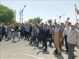 فرماندار ویژه شهرستان ری در جمع باشکوه مردم ولایتمدار و انقلابی بخش خاوران حضور یافت
