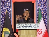 سخنرانی مدیر بهزیستی شهرستان ری  پیش از خطبه‌های نماز جمعه و برگزاری میز خدمت