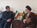 دیدار فرماندار ویژه شهرستان ری با امام جمعه شهرری همزمان با سالروز اقامه اولین نمازجمعه پس از انقلاب اسلامی