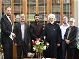 دیدار رییس اداره کتابخانه‌های شهرستان ری با معاون علمی و فرهنگی آستان مقدس حضرت عبدالعظیم (ع)