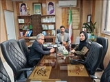 دیدار رییس اداره کتابخانه های شهرستان ری با دهیار روستای اسلام آباد سیمان تهران