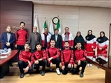 امدادگران و مسئولین جمعیت هلال احمر شهرستان ری در ایام جنگ رمضان خوش درخشیدند