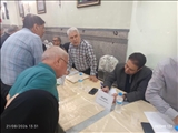 میز خدمت محیط زیست شهرستان ری همزمان با هفته دولت در حرم حضرت عبدالعظیم (ع) برپا شد
