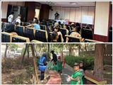 برگزاری برنامه پاکسازی و آموزش کاهش مصرف پلاستیک در سرای محله ۱۳ آبان شهر ری