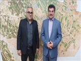 دیدار رییس اداره کتابخانه‌های شهرستان ری با بخشدار قلعه نو
