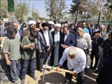 آیین کلنگ زنی مسجد و حسینیه حضرت علی اکبر (ع) در شهرری برگزار شد