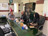 دیدار رییس اداره کتابخانه‌های شهرستان ری با رییس شورای شهر حسن آباد فشافویه
