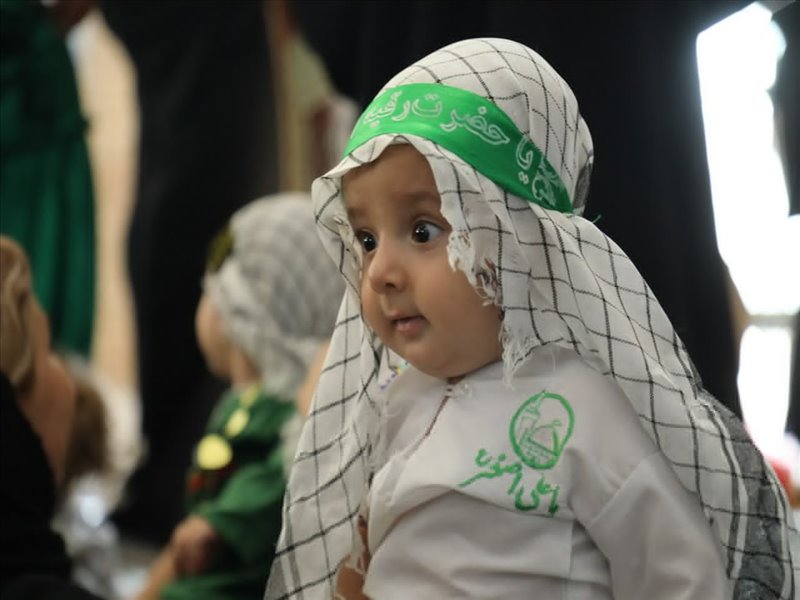  برپایی مراسم‌ شیرخوارگان‌حسینی