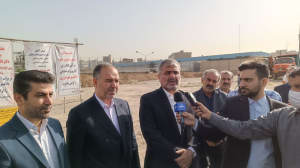 برگزاری مراسم کلنگ زنی پروژه احداث