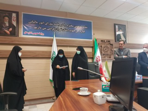 تجلیل از بانوان محجبه شاغل در اداره