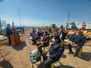 برگزاری مراسم بهره برداری از پروژه