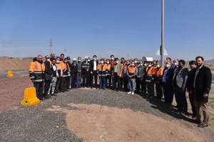 برگزاری مراسم بهره برداری از پروژه