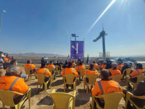 برگزاری مراسم بهره برداری از پروژه