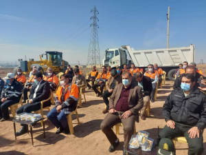 برگزاری مراسم بهره برداری از پروژه